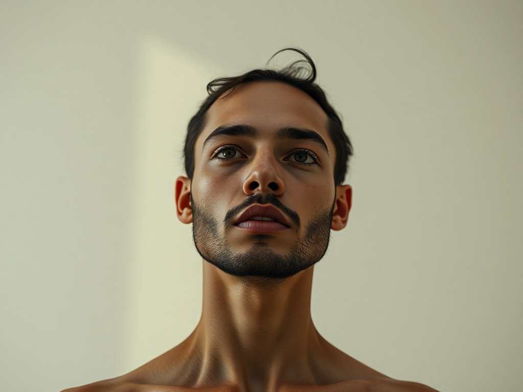 Una persona sola, ilustración simple
