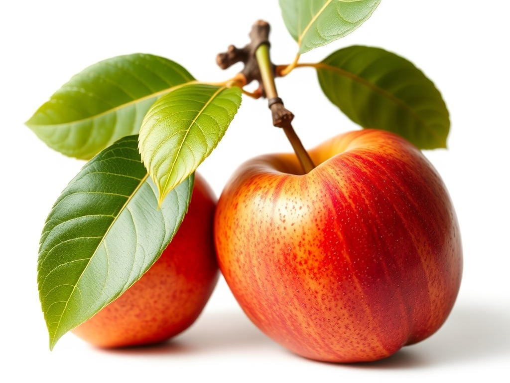 Una manzana de tamaño normal sin etiqueta, ilustración simple