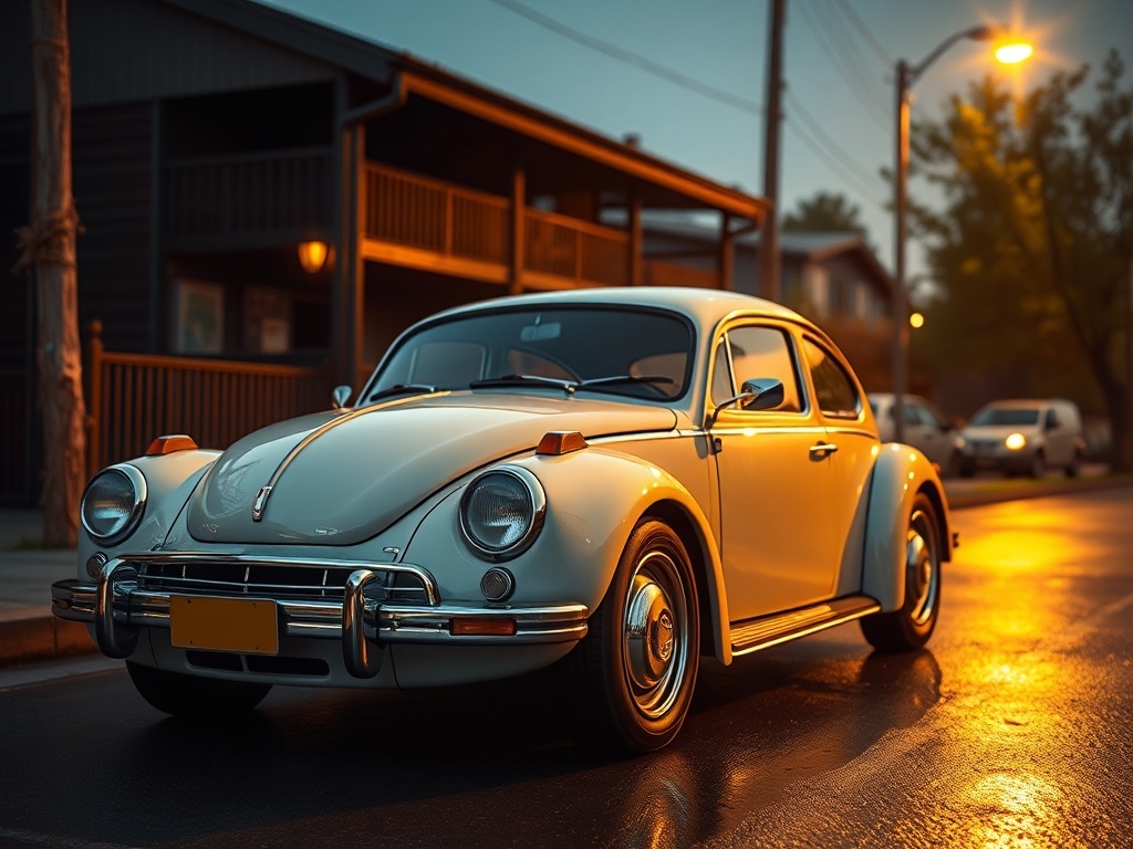 Un coche, ilustración simple