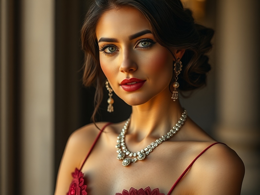 Una mujer elegante, ilustración simple, para representar 'esa señora'